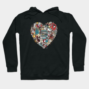 Music is my heart Hoodie